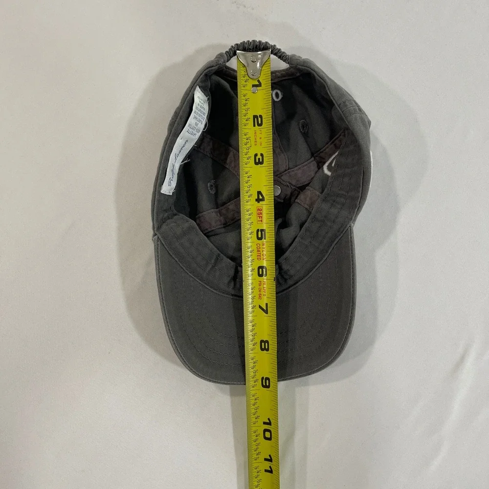 Ralph Lauren‎ Polo Chino Baseball Cap Toddler Gray Big Pony 3 | Preppy Classic